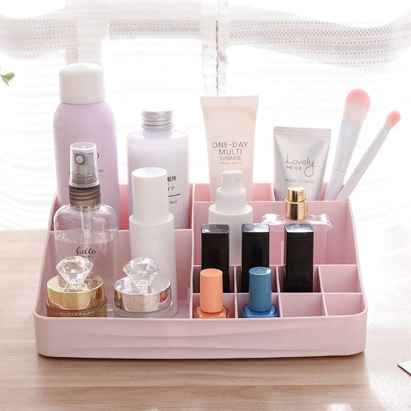 GlowBox™ – Organisateur Beauté élégant et pratique pour maquillage et soins, rangement optimisé pour routine quotidienne.